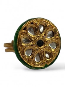 Kundan Finger Ring